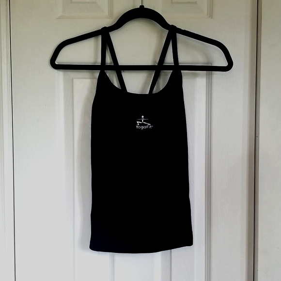Yoga fit tank top with a cross back - Picture 1 of 2